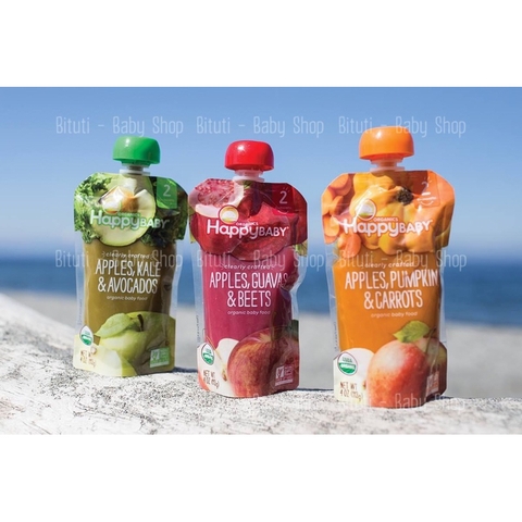 Trái cây nghiền HappyBaby 113g