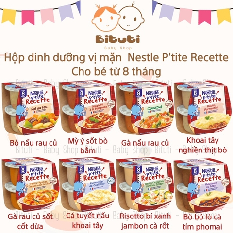 Hộp dinh dưỡng Nestle Recette