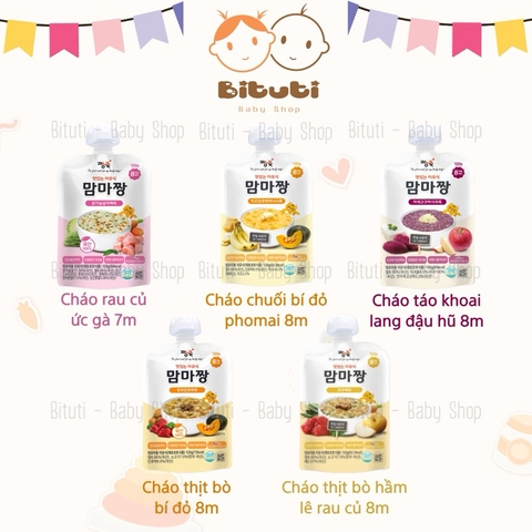 Cháo túi Mamma Jjang 120g