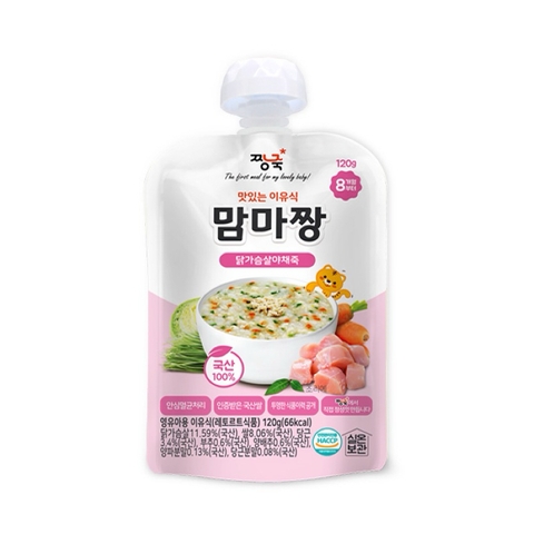 Cháo túi Mamma Jjang 120g