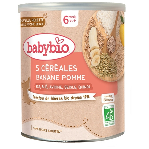 Bột lắc sữa Babybio 250g
