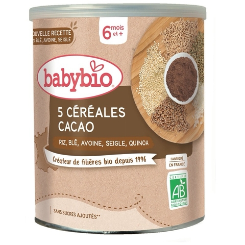 Bột lắc sữa Babybio 250g