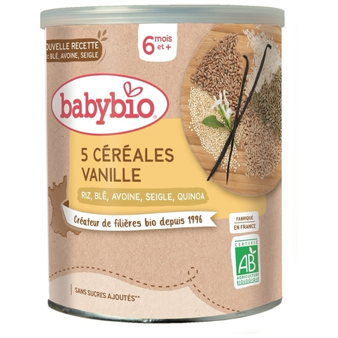 Bột lắc sữa Babybio 250g