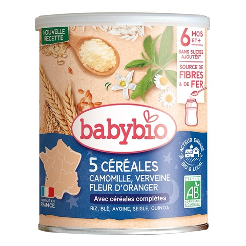 Bột lắc sữa Babybio 250g