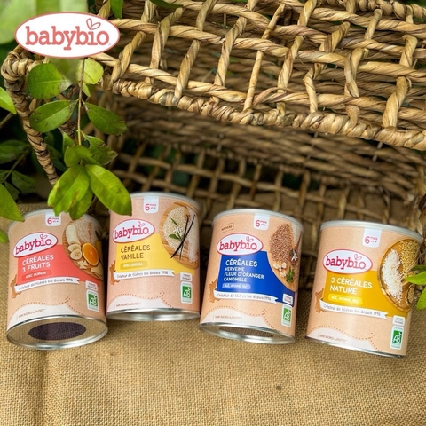 Bột lắc sữa Babybio 250g