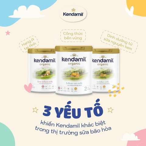 Sữa Kendamil Organic hộp 800gr