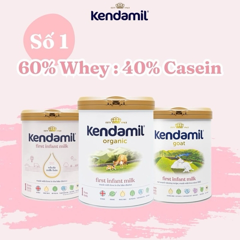 Sữa Kendamil Organic hộp 800gr