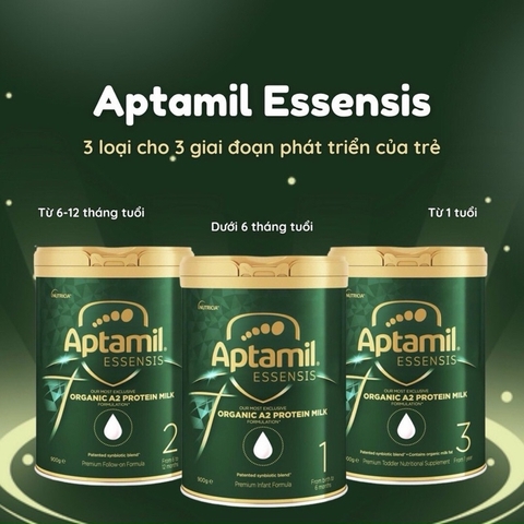 Sữa Aptamil Essensis Organic A2 Úc hộp 900gr