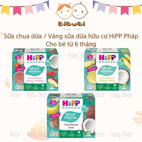 Sữa chua dừa Hipp