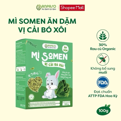 Mì rau củ ăn dặm Anpaso