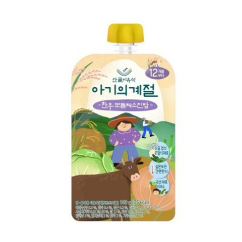 Cháo túi EcoMom Sangol Hàn 100g