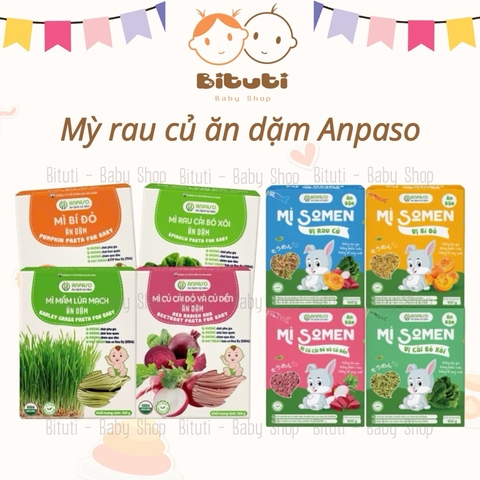 Mì rau củ ăn dặm Anpaso