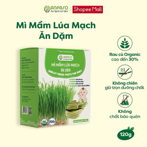 Mì rau củ ăn dặm Anpaso