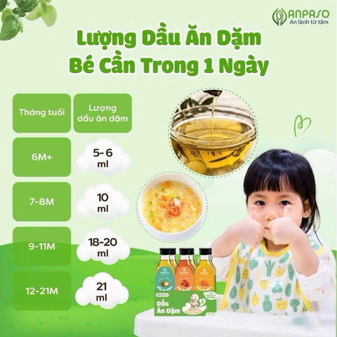 Dầu ăn dặm Anpaso chai 50ml