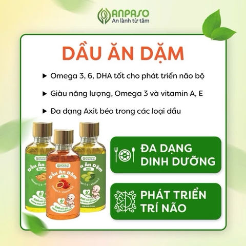 Dầu ăn dặm Anpaso chai 50ml