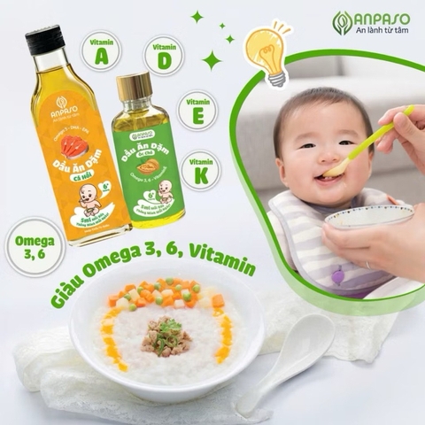 Dầu ăn dặm Anpaso chai 50ml
