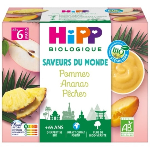 Trái cây nghiền Hipp Pháp dạng hũ