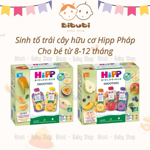 Sinh tố trái cây Hipp 8-12tháng