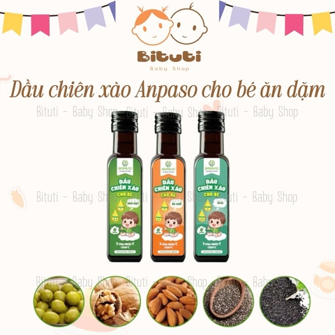 Dầu chiên xào Anpaso chai 100ml