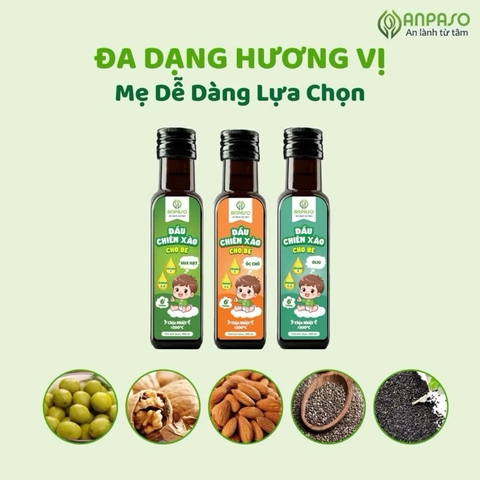 Dầu chiên xào Anpaso chai 100ml