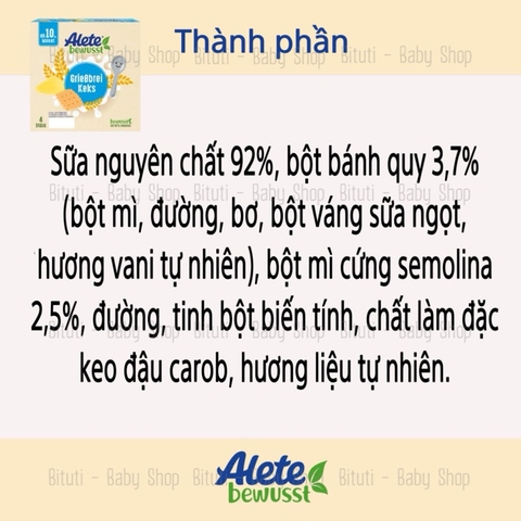 Sữa chua - Váng sữa Alete