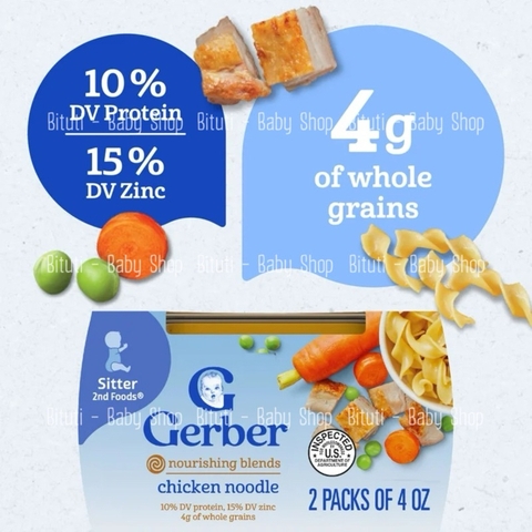 Hũ dinh dưỡng Gerber Mỹ