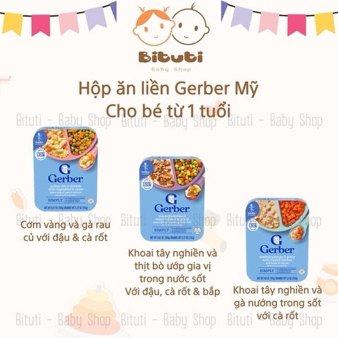 Hộp thức ăn Gerber 113gr