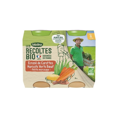 Hũ dinh dưỡng hữu cơ Bledina 200gr