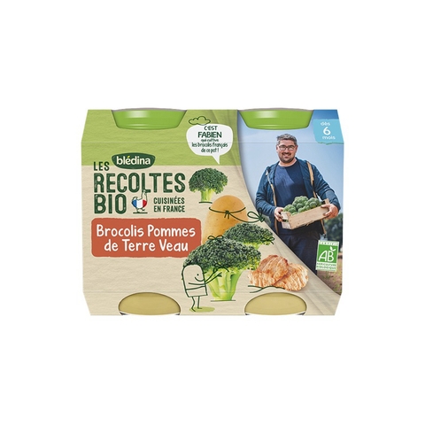 Hũ dinh dưỡng hữu cơ Bledina 200gr