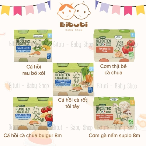 Hũ dinh dưỡng hữu cơ Bledina 200gr