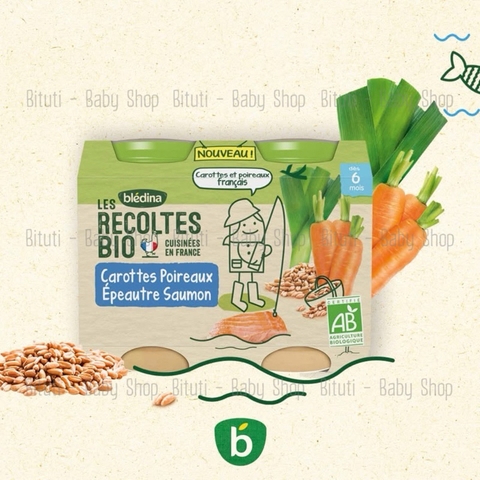 Hũ dinh dưỡng hữu cơ Bledina 200gr