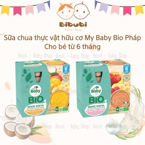 Sữa chua thực vật My BabyBio túi 85gr