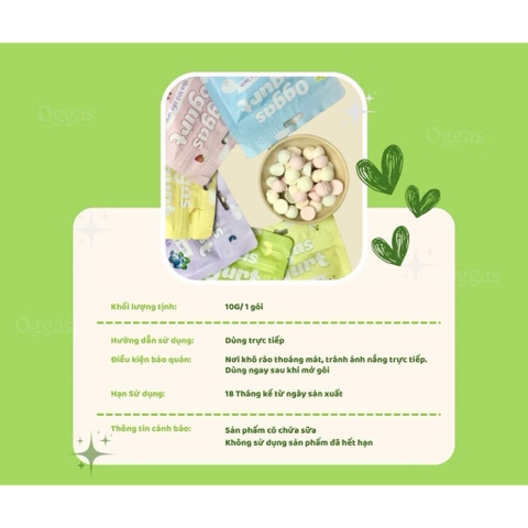 Sữa chua khô Oggas Yogurt