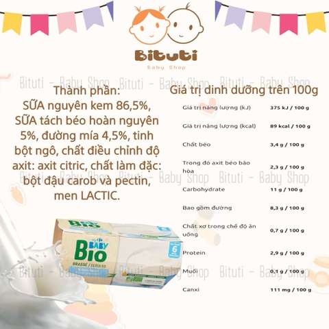 Sữa chua Carrefour Baby Bio