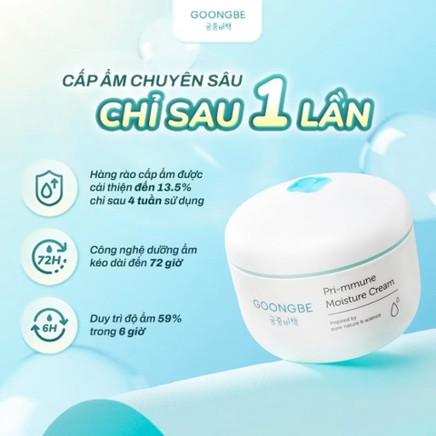 Kem Dưỡng Ẩm Goongbe Pri-mmune Moisture Cream