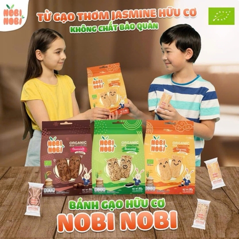 Bánh snack hữu cơ Nobi Nobi