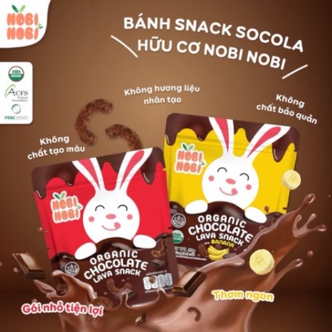 Bánh snack hữu cơ Nobi Nobi