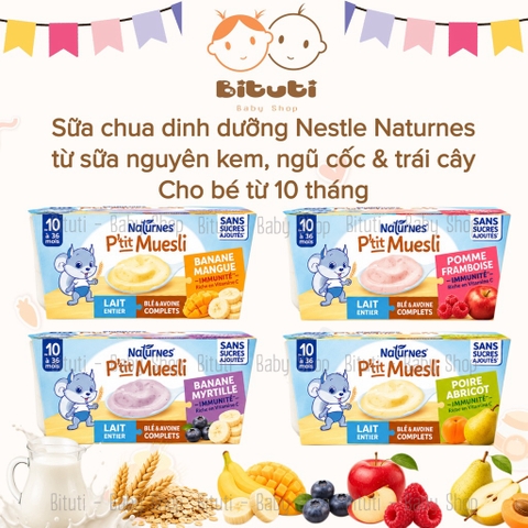 Sữa chua NaturNes P’tit Muesli