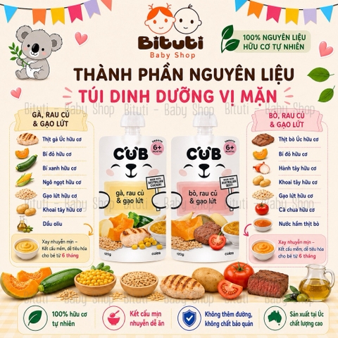Túi dinh dưỡng CUB Úc