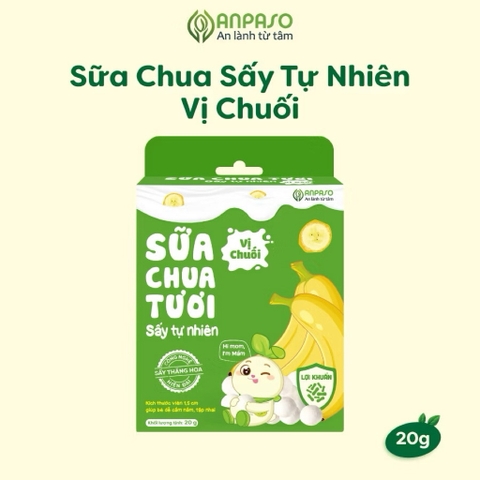 Sữa chua sấy tự nhiên Anpaso cho bé từ 8 tháng