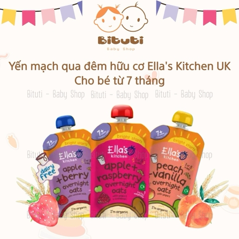 Yến mạch qua đêm Ella’s Kitchen 100g