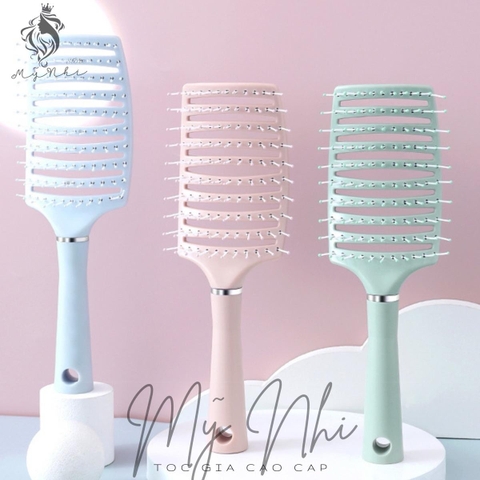 Lược Bán Nguyệt Gỡ Rối Chải Phồng Dành Cho Tóc (giao màu ngẫu nhiên)