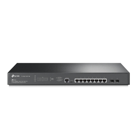 Switch Quản Lý L2+, JetStream 08 Cổng Gigabit, 2 Cổng 10GE SFP+, 8 Cổng PoE+ TP-Link TL-SG3210XHP-M2 | Hàng chính hãng