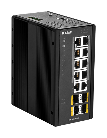 D-Link DIS-300G-14PSW – Switch công nghiệp Gigabit Managed PoE 14 cổng