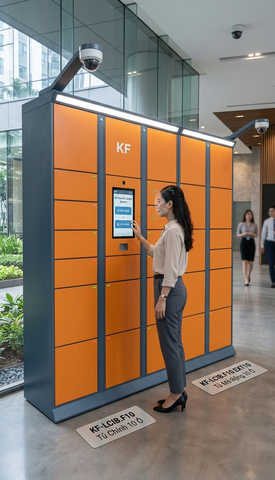 Tủ Đồ Thông Minh Face ID & Mã PIN KF-LCI.F2.M21 – Giải Pháp Lưu Trữ Bảo Mật Tối Ưu Cho Văn Phòng