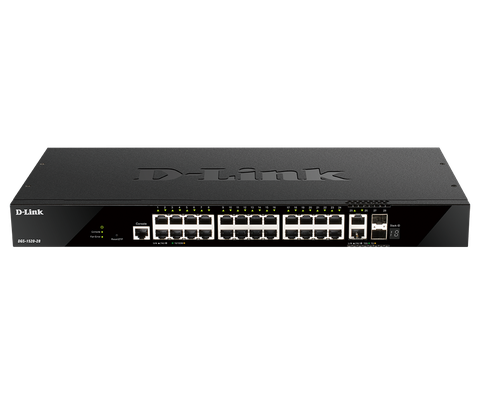 DGS-1520-28 – Switch Layer 3 Stackable Smart Managed 28 Port với 10G Uplink