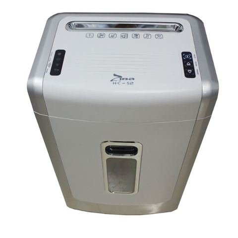 Máy Hủy Tài Liệu ZIBA HC-52 (Hủy Vụn 2x15mm) - Công Suất Lớn 12 Tờ, Chạy 30 Phút Liên Tục