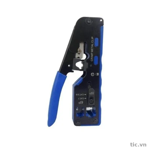 Kìm Bấm Mạng Xuyên Thấu RJ45 VegGieg V-E111 - Bọc Thép Chính Hãng