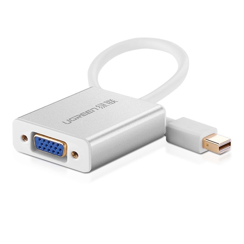 Cáp chuyển Ugreen 10403 Mini Displayport sang VGA (15cm) | Hàng chính hãng