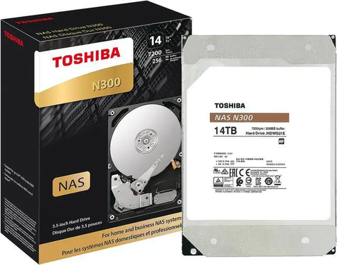 Ổ cứng Toshiba 3.5 N300 24x7 14TB Gold 7200rpm 512MB